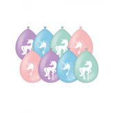 Ballonnen Eenhoorn 8st